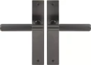 Verge Longplate Lever Set - Linear Knurl - GN