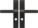 Verge Longplate Privacy Handles - Linear Knurl - DRB