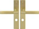 Verge Longplate Privacy Handles - Linear Knurl - MSB
