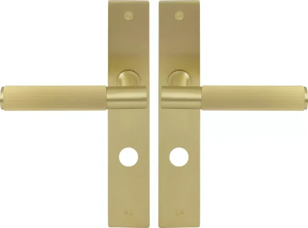 Verge Longplate Privacy Handles - Linear Knurl - MSB