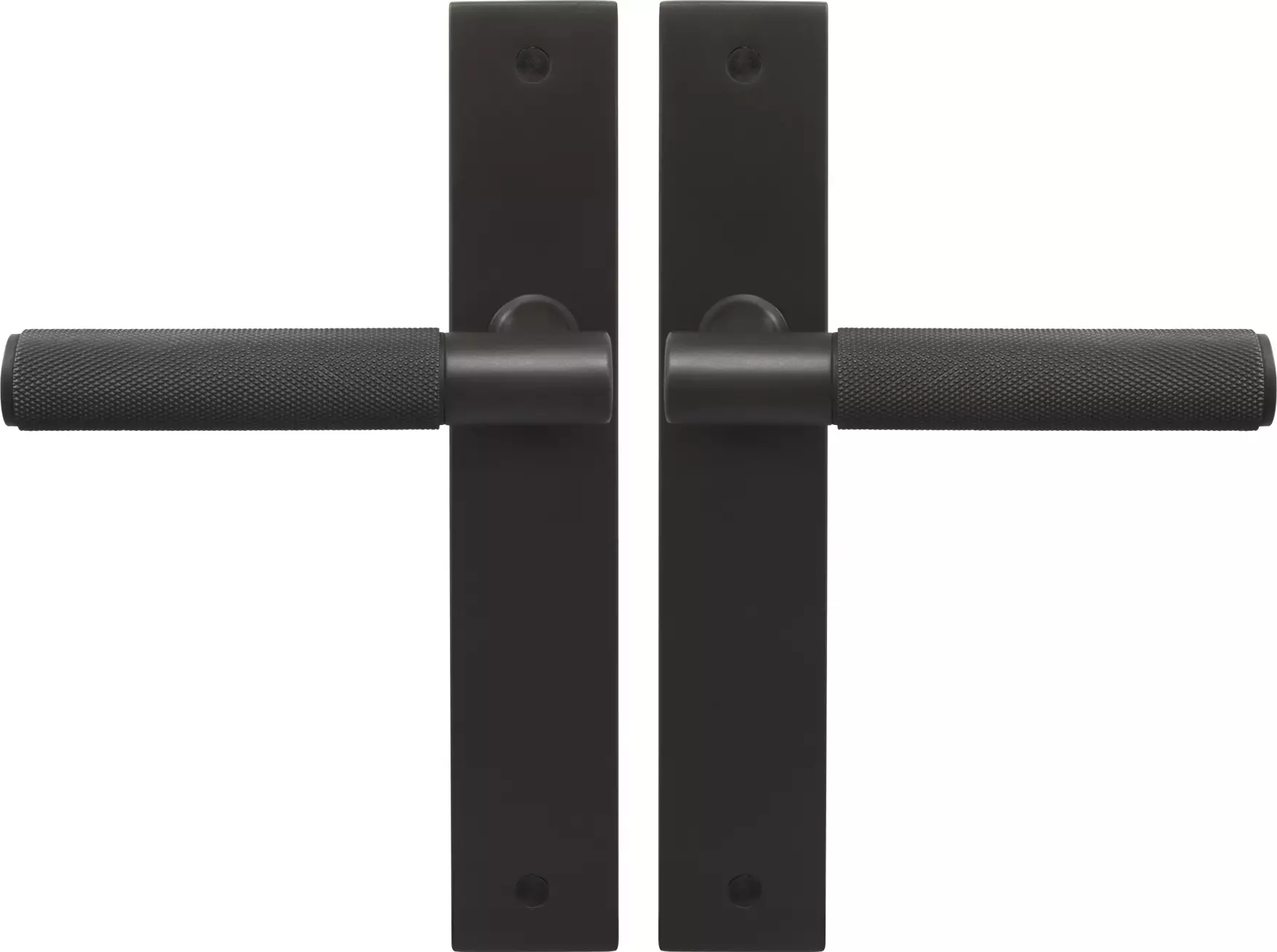 Verge Longplate Lever Set - Diamond Knurl - DRB