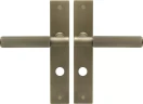 Verge Longplate Privacy Handles - Linear Knurl - RB