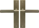 Verge Longplate Lever Set - Linear Knurl - RB