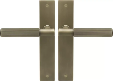 Verge Longplate Lever Set - Linear Knurl - RB