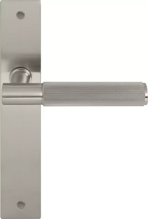 Verge Longplate Dummy Lever LH - Linear Knurl Knurl - BN