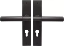 Verge Longplate Euro Handles - Plain - DRB