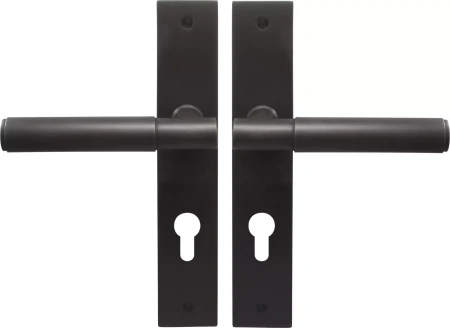 Verge Longplate Euro Handles - Plain - DRB