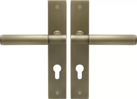 Verge Longplate Euro Handles - Plain - RB
