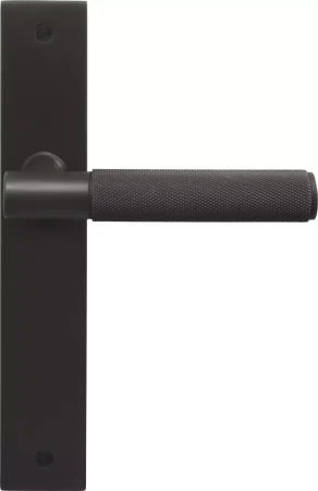 Verge Longplate Dummy Lever LH - Diamond Knurl - DRB