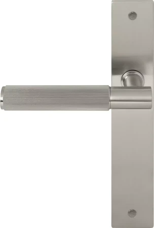 Verge Longplate Dummy Lever RH - Linear Knurl - BN