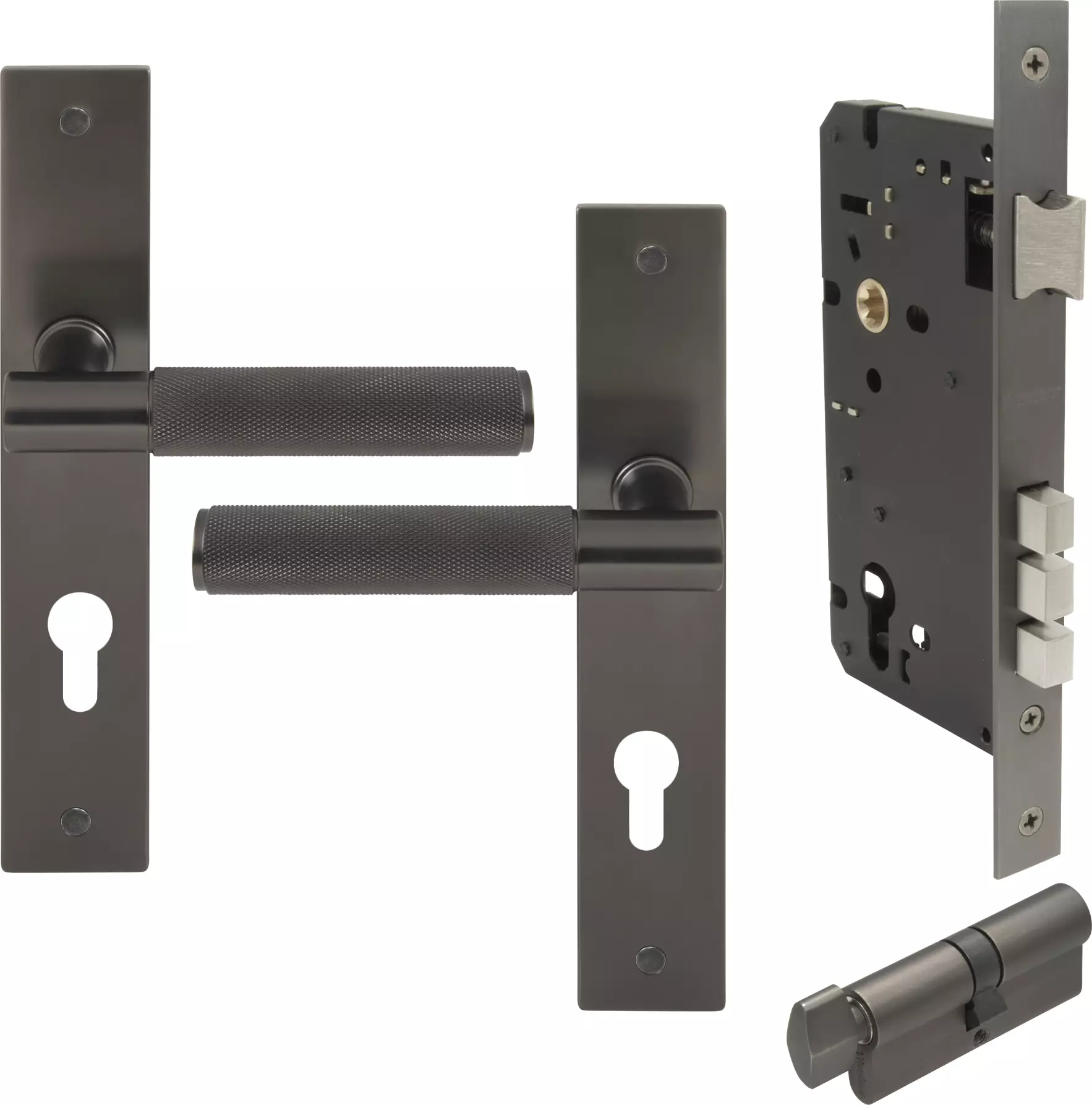 Verge Longplate Entrance Set - K/T -Diamond Knurl - GN