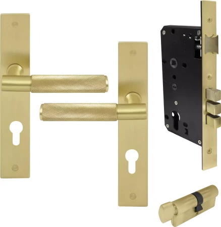 Verge Longplate Entrance Set - K/T -Diamond Knurl - MSB