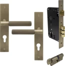 Verge Longplate Entrance Set - K/T -Diamond Knurl - RB