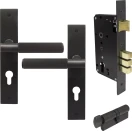 Verge Longplate Entrance Set - K/T - Linear Knurl - DRB