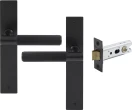 Verge Longplate Passage Set - Linear Knurl - BLK
