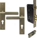 Verge Longplate Entrance Set K/K - Linear Knurl - RB