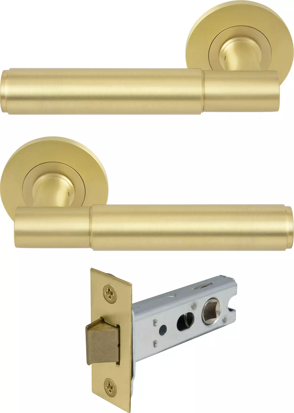 Verge Round Rose Passage Set - Plain - MSB