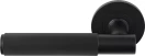 Verge Rose Dummy Lever - Linear Knurl - BLK