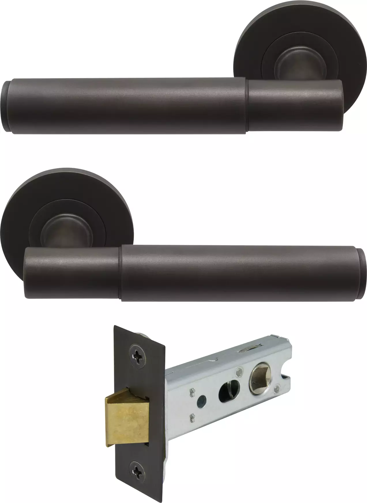 Verge Round Rose Passage Set - Plain - DRB