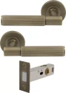 erge Rose Passage Set - Magn. Latch - Linear Knurl - RB