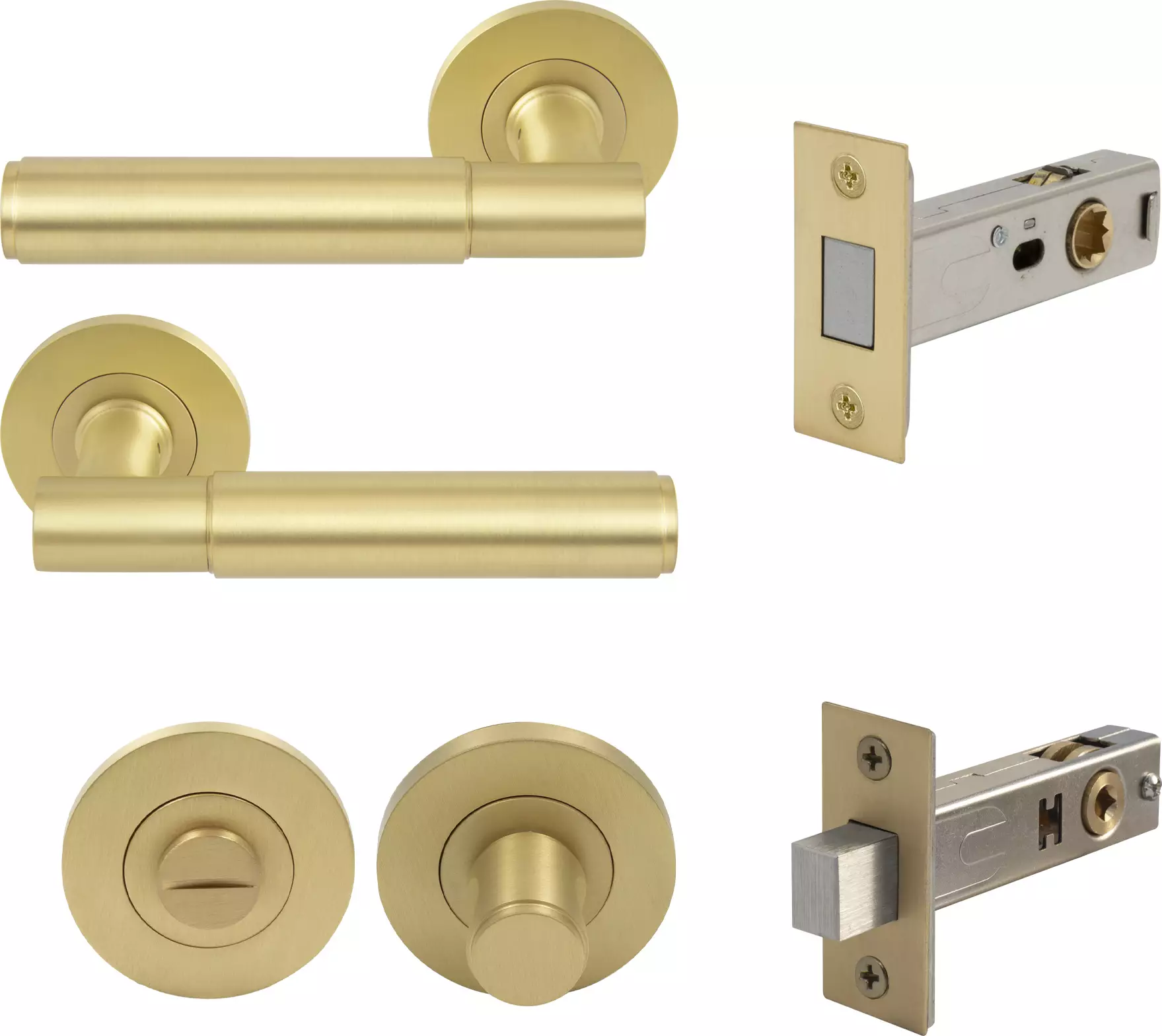 Verge Rose Privacy Set - Magn. Latch - Plain - MSB