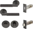 Lumina Rose Privacy Set - Magn. Latch - Diamond Knurl   - GN