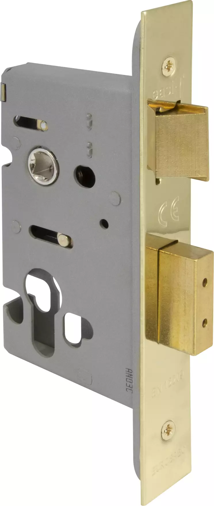 48mm Euro Mortice Lock - 45mm Backset - PB