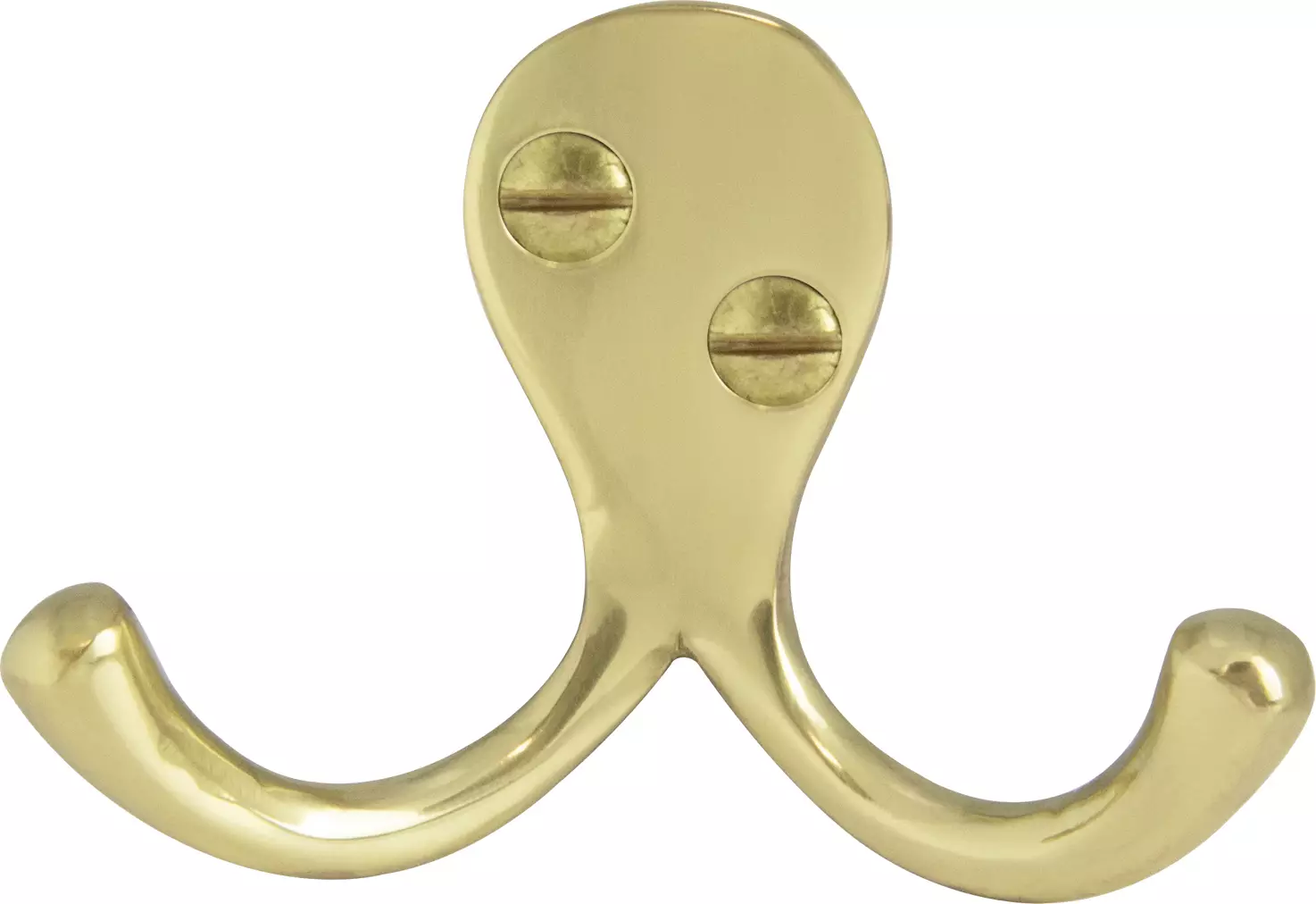 Double Robe Hook - PB