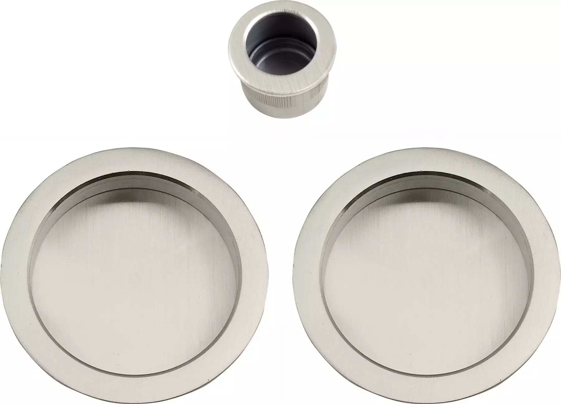 Round Flushpull Kit - 55mm - BN