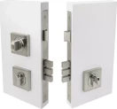 Uni Turn Lock Kit - Square - 60mm B/set - BN