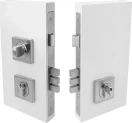 Uni Turn Lock Kit - Square - 60mm B/set - PC