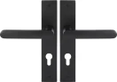 Modella - Longplate Euro Lever Set - BLK