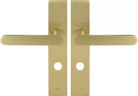 Modella - Longplate Privacy  Lever Set  - MSB