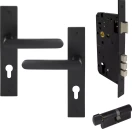 Modella Longplate Entrance Set - K / T - BLK