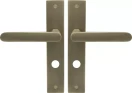 Modella - Longplate Privacy  Lever Set  - RB