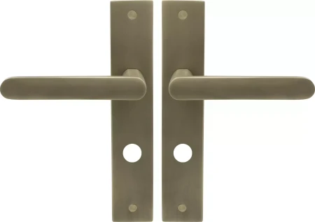 Modella - Longplate Privacy  Lever Set  - RB