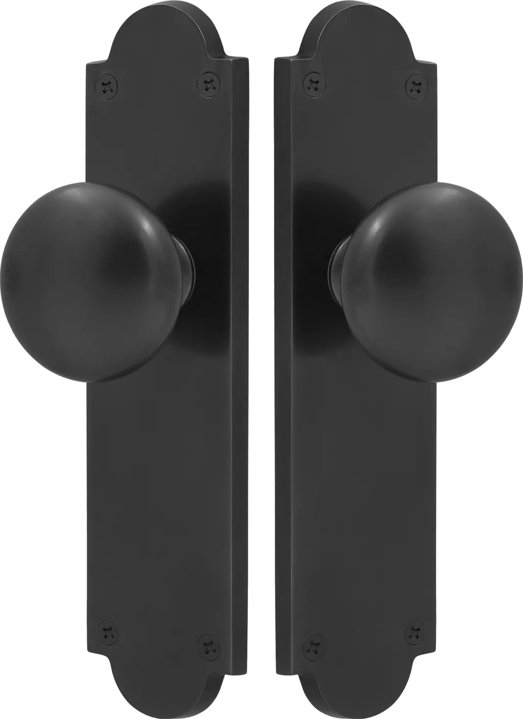 Sutton Victorian Longplate - Handles - BLK