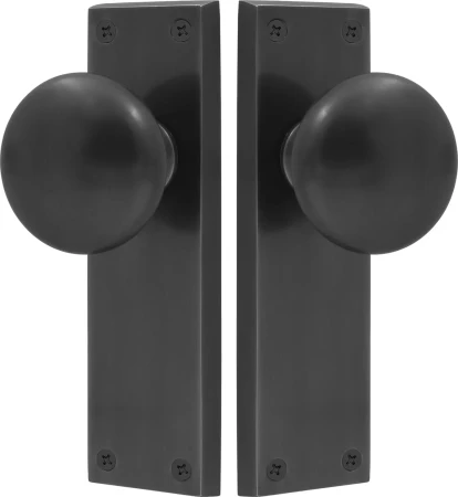 Sutton Square Longplate - Handles - BLK