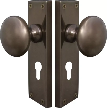 Sutton Square Longplate - Euro Handles - AB