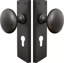 Sutton Square Longplate - Euro Handles - DRB