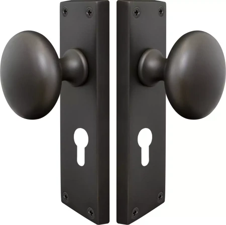 Sutton Square Longplate - Euro Handles - DRB