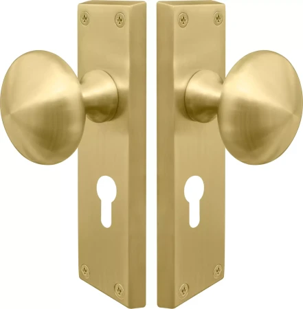 Sutton Square Longplate - Euro Handles - MSB