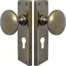 Sutton Square Longplate - Euro Handles - ORB