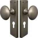 Sutton Square Longplate - Euro Handles - RB