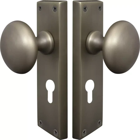 Sutton Square Longplate - Euro Handles - RB