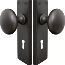 Sutton Square Longplate - Lever Handles - DRB