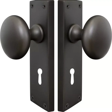Sutton Square Longplate - Lever Handles - DRB