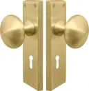 Sutton Square Longplate - Lever Handles - MSB