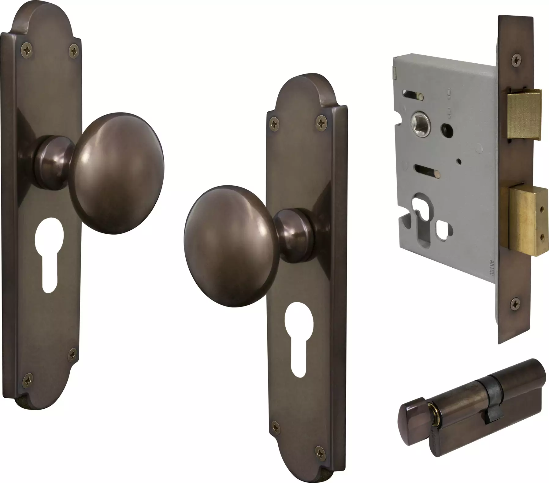 Sutton Victorian Longplate - Entrance Set - K/T - AB