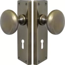 Sutton Square Longplate - Lever Handles - ORB